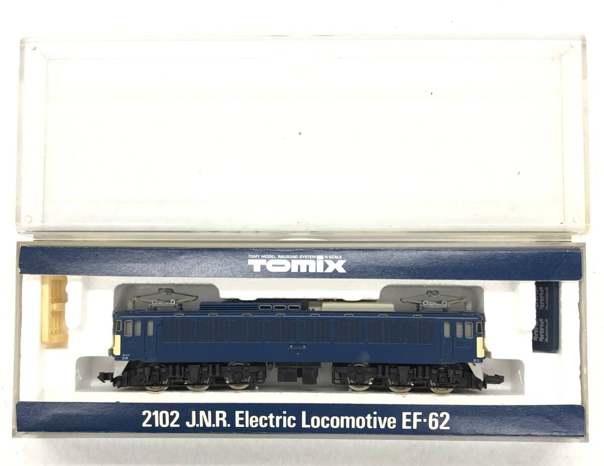 TOMIX / 2102 / 国鉄EF62形 / 電気機関車 / トミックス / Nゲージ / 鉄道模型 / 未使用プレート、ケース付き / 現状品の画像1