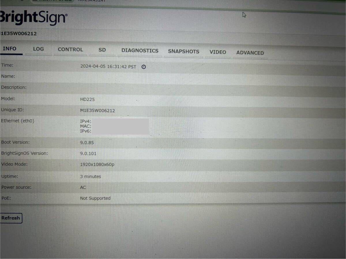 Yahoo!オークション - 最新モデル 開封動作確認品 BrightSign HD225 Yahoo!オークション - 最新モデル 開封動作確認品 BrightSign HD225