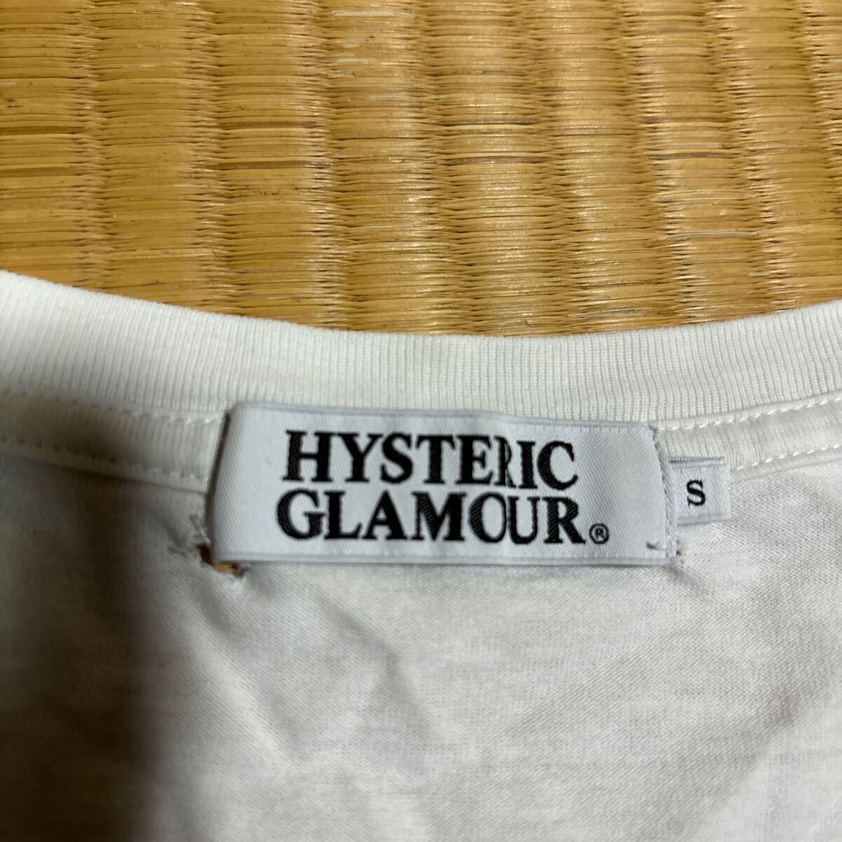 ヒステリックグラマー ガール ロゴ Tシャツ 白S レア hysteric glamourの画像4