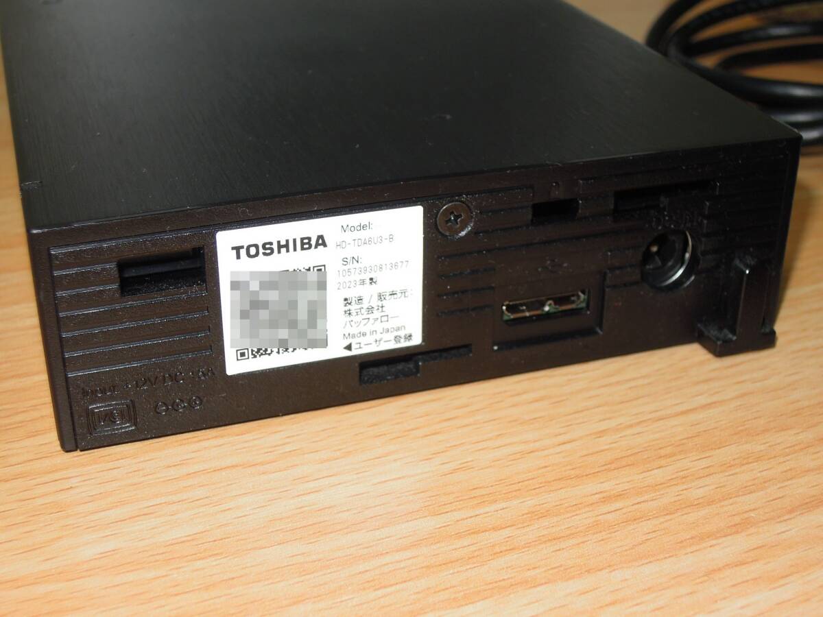  установленный снаружи HDD / 6.0TB * чёрный * все есть *HD-TDA6U3-B*USB3.2 *TOSHIBA / Toshiba * прекрасный товар * стоимость доставки 1,040 иен or Yupack 60 размер ~ Tokyo отправка 
