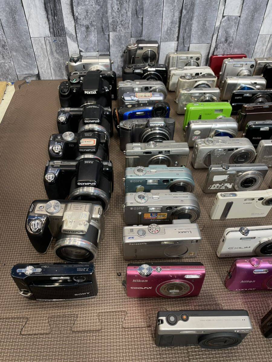 デジタルカメラ SONY OLYMPUS CASIO FUJIFILM RICOH Canon Nikon Pentax コンパクトデジタルカメラ まとめ 100台の画像2