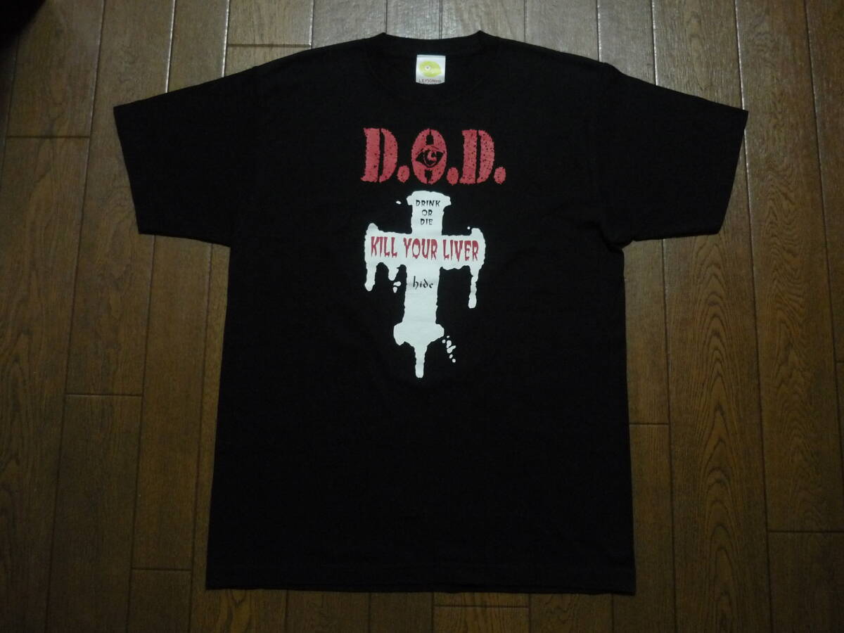 美品　LEMONeD　D.O.D　半袖　Tシャツ　hide　ヒデ　X-JAPAN　サイズL_画像1