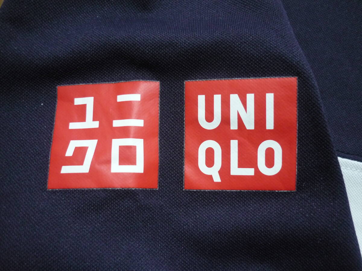 UNIQLO ユニクロ 錦織圭 2015 全仏オープン ドライEX ポロシャツ テニスウェア サイズMの画像4