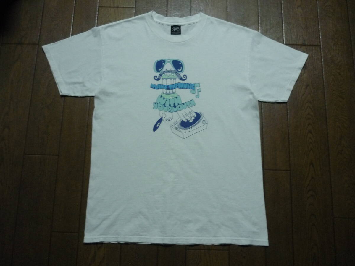 STUSSY　ステューシー　半袖　Tシャツ　ホワイト　サイズM_画像1