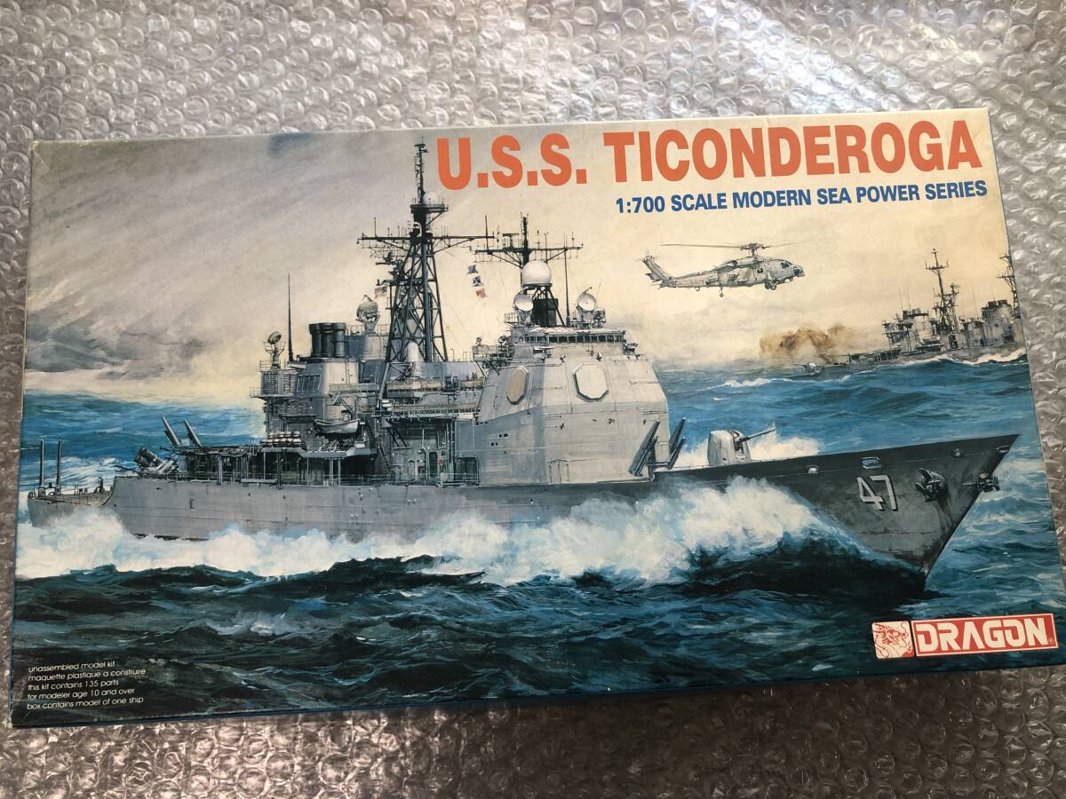 DORAGON ドラゴン 1/700 タイコンデロガ CG47 アメリカ海軍イージス巡洋艦タイコンデロガ級 USS Ticonderoga cyber hobbyの画像1