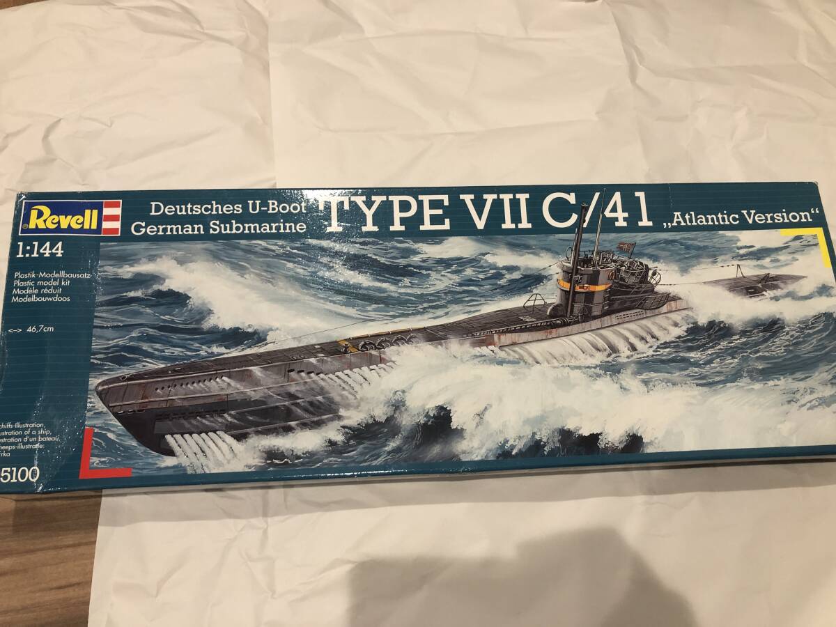 Revell レベル 1/144 ドイツ海軍 Uボート Type Ⅶ C/41 プラモデル U BOAT UBOAT レベルの画像1