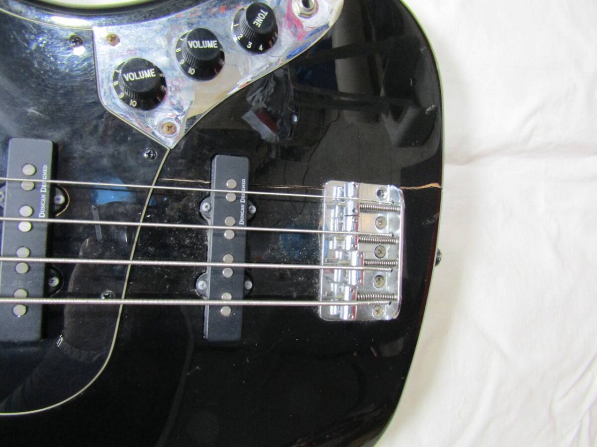  Squier Vintage Modified Jazz Bass ’77 Black ジャンク フェンダー スクワイヤーの画像3