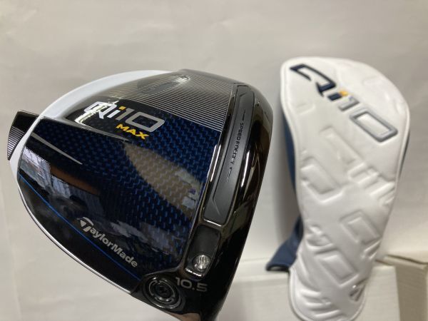 【中古 美品】テーラーメイド TaylorMade Qi10 Max ライト ドライバー 10.5度 Speeder NX BLUE for TM フレックスRの画像1