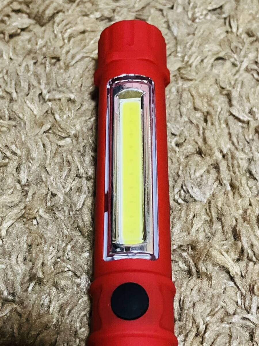 1 非売品 新品 YO-ZURI ヨーズリ マグネット フック付き LEDライト レッド 赤 DUEL デュエル イカメタル エギング ティップラン アウトドアの画像3