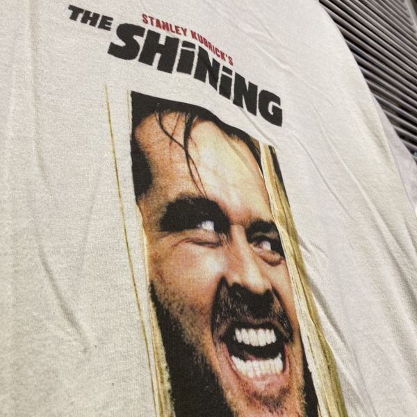 1スタ 最落無し AENJ シャイニング SHINING ホラー 映画 ムービー Tシャツ 白 90s 00s Y2K VINTAGE ビンテージ 古着 卸 転売の画像3