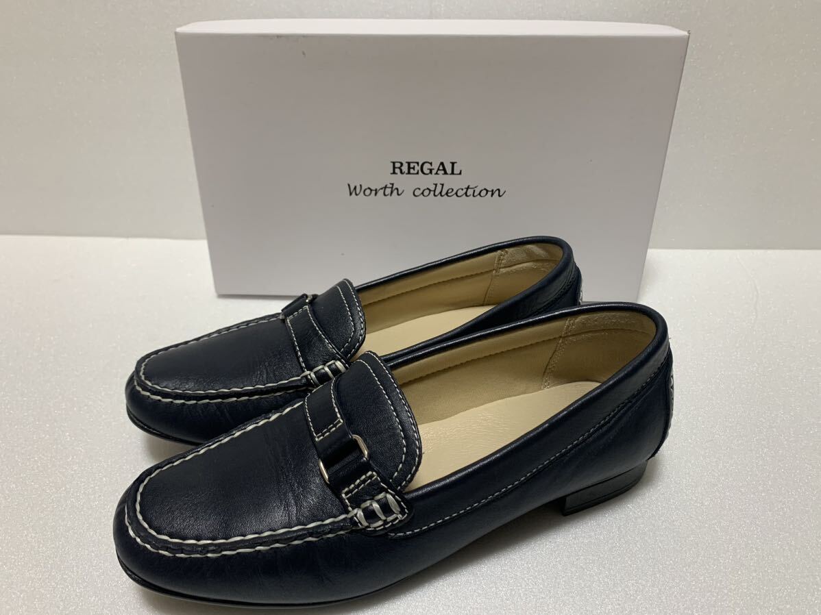 REGAL Reagal женский Loafer темно-синий размер 23.0cm 3 раз "надеты" очень красивый товар обычная цена 13200 иен стоимость доставки 520 иен ..