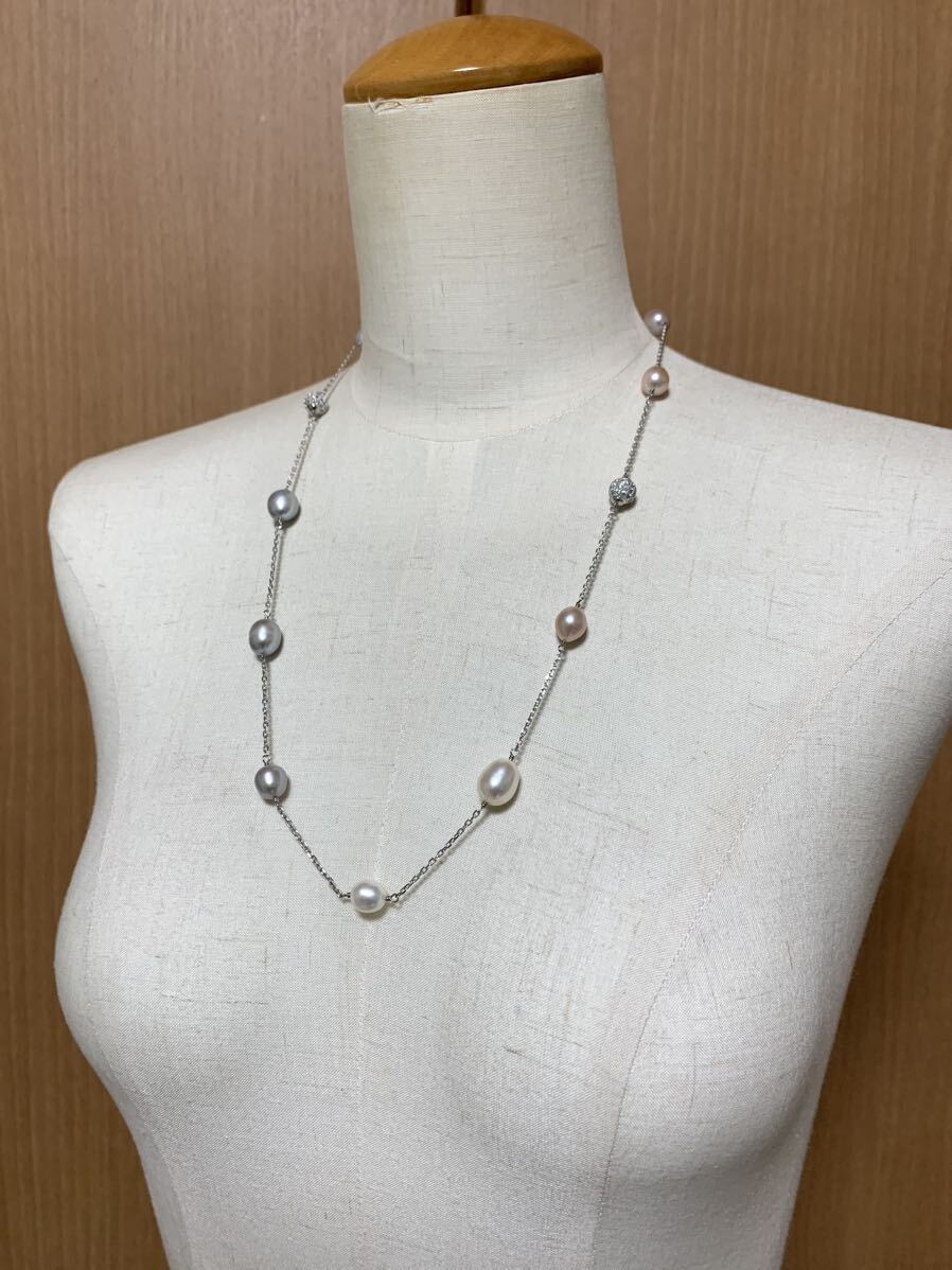 VENDOME BOUTIQUE Vendome btik fresh water pearl station necklace as good as new buy price 25000 jpy postage 185 jpy 