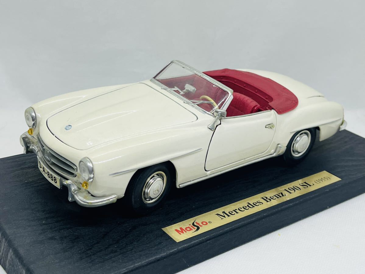 1/18 Mercedes-Benz190SL 1955 Maisto大型モデル(オートアート・京商)の画像3