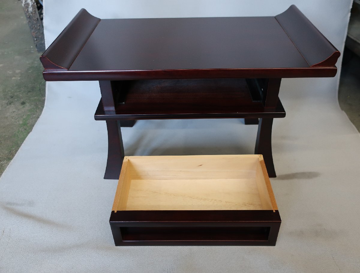 [ warehouse adjustment goods ] sutra desk purple . style 1 shaku 6 size new goods unused K-385