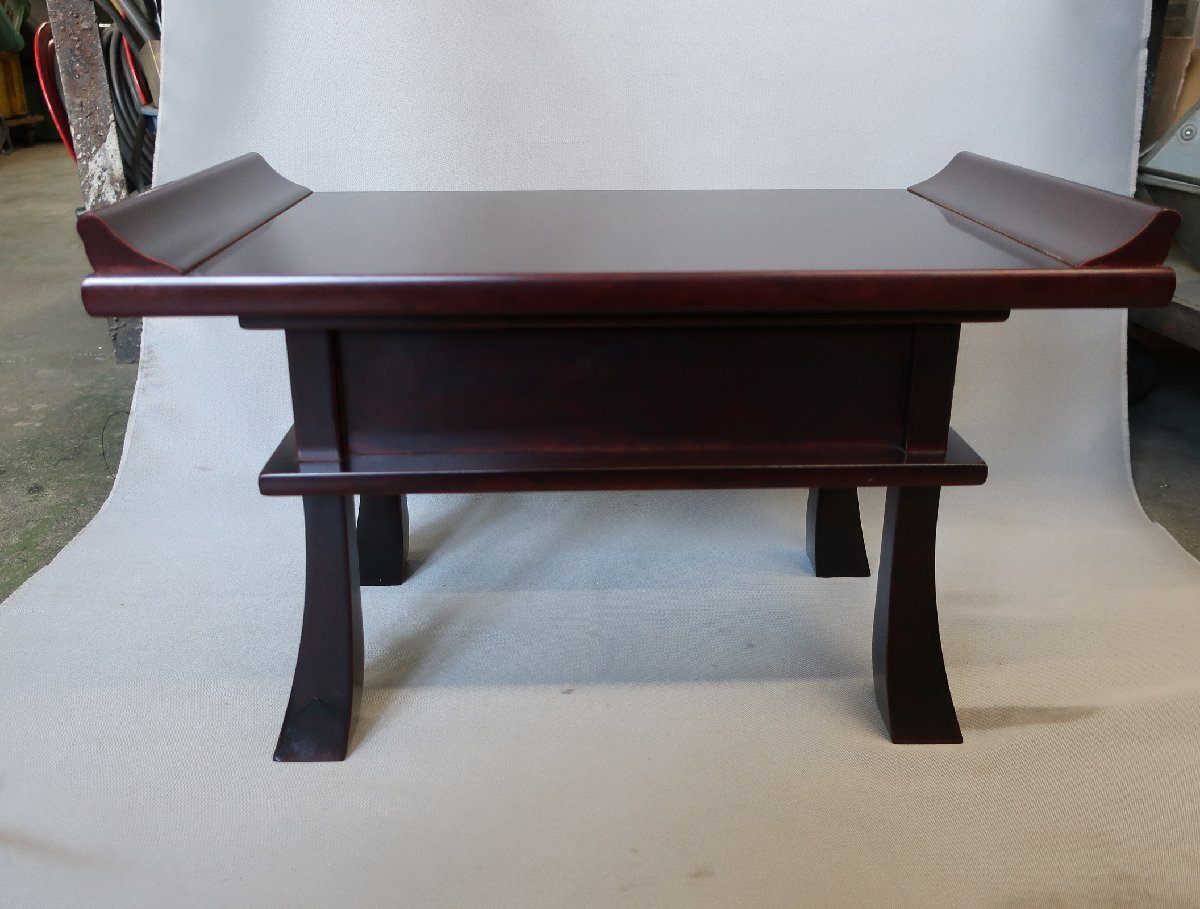 [ warehouse adjustment goods ] sutra desk purple . style 1 shaku 6 size new goods unused K-385