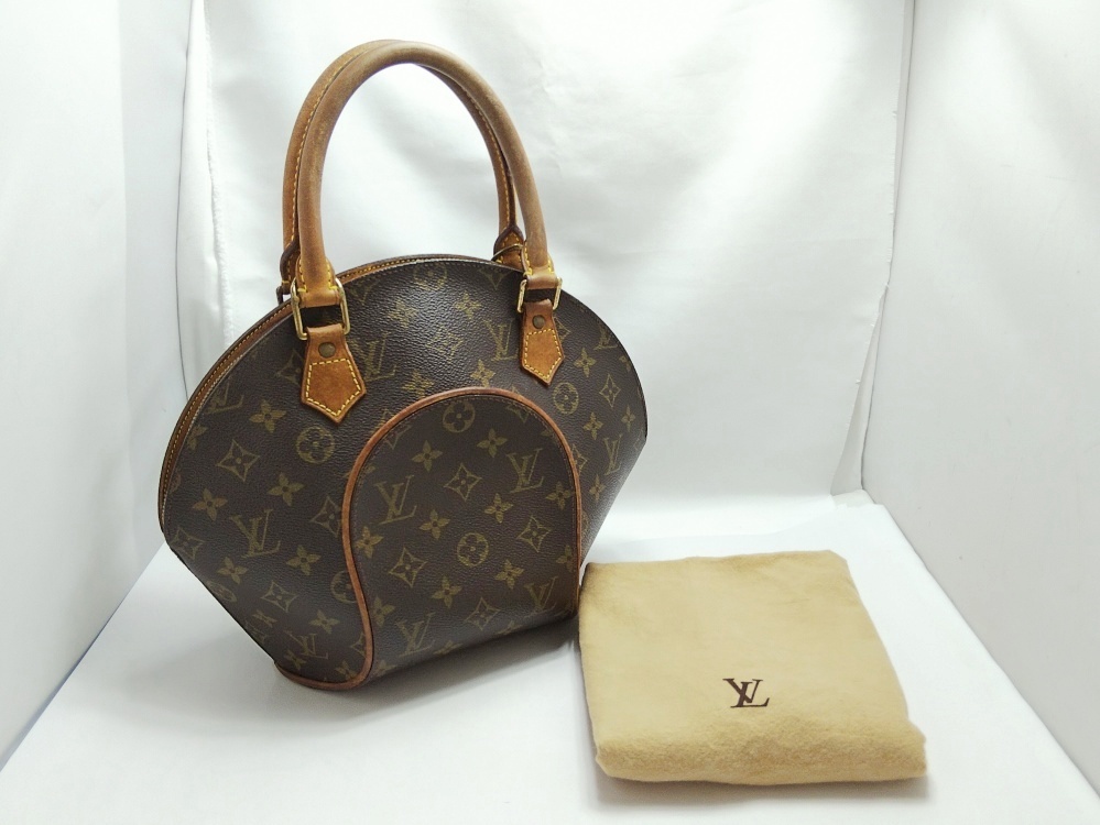 B24-832 LOUIS VUITTON ルイ・ヴィトン M51127 エリプス PM モノグラム ハンドバッグ レディース 中古 保存袋付き_画像1