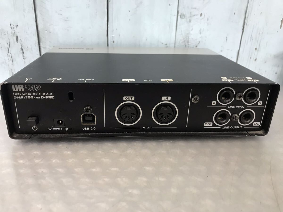 steinberg UR242 audio interface body only electrification only verification (80s)