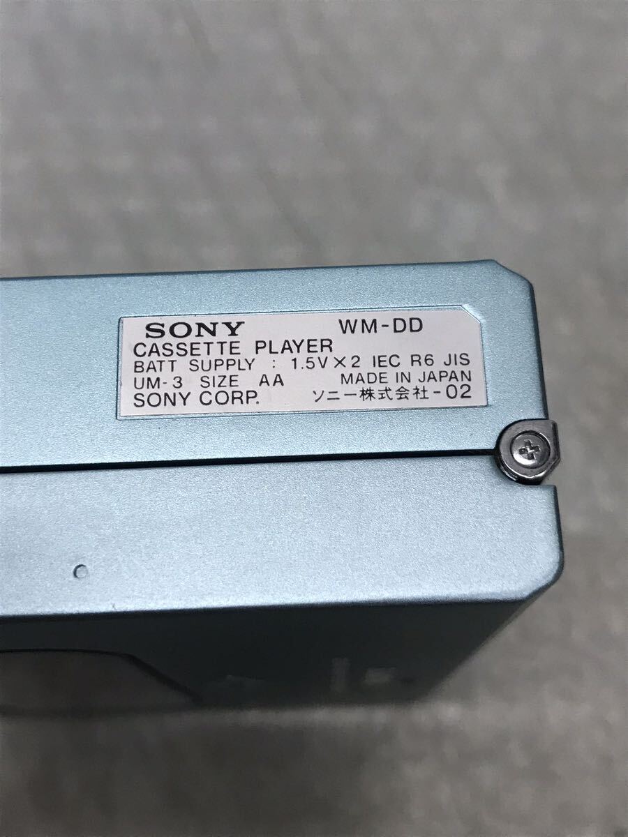 SONY WM-DD cassette Walkman body only operation not yet verification (60s)