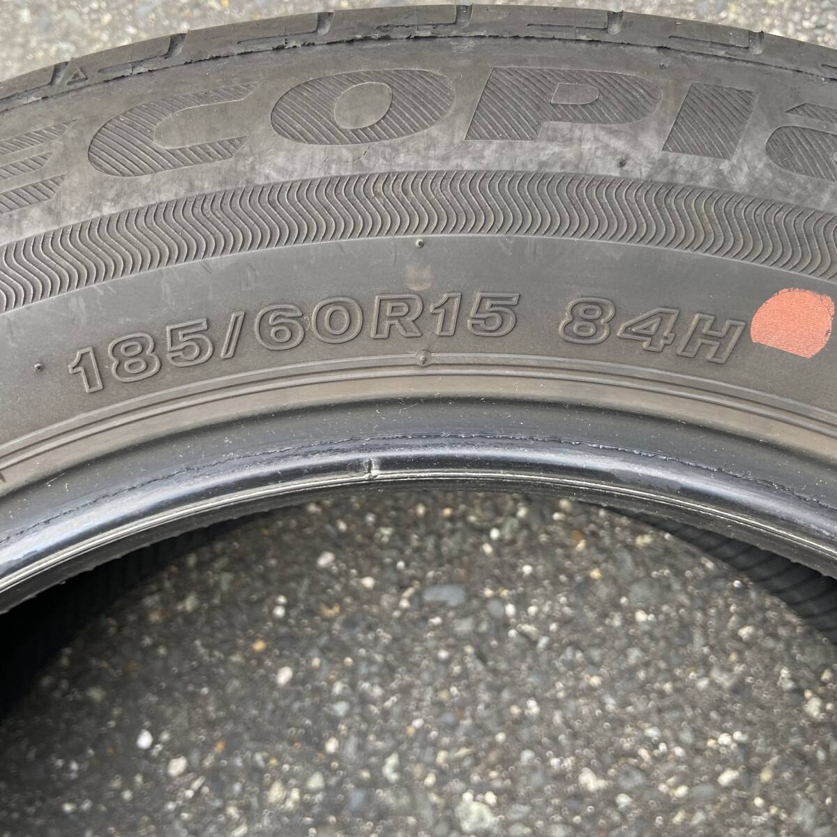 ブリヂストン エコピア EP150 185/60R15 84H 20年製 残り溝約4.2mm 1本 BRIDGESTONE_画像4