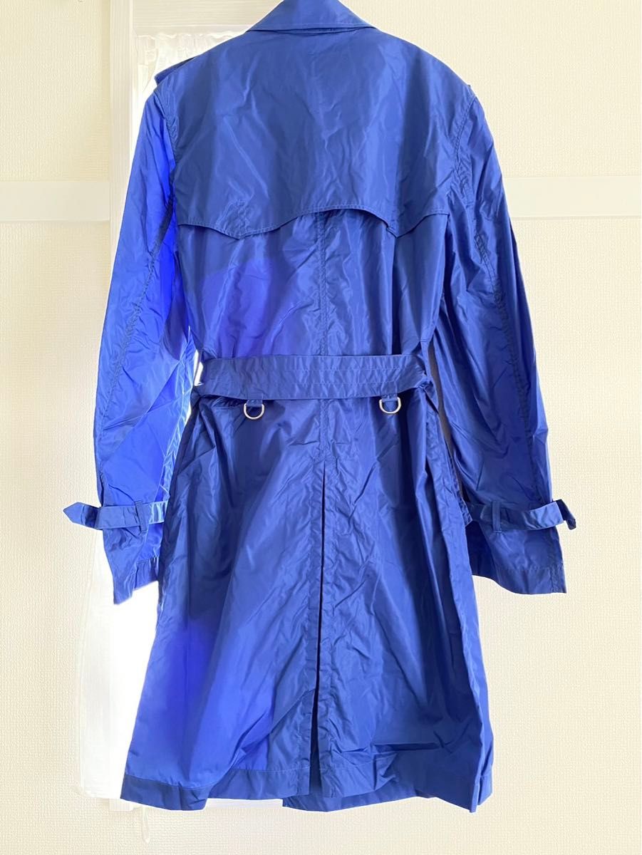 新品】Aquascutum アクアスキュータム トレンチコート コバルト 新品】Aquascutum アクアスキュータム トレンチコート コバルト