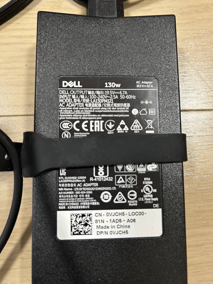 Dell　ドッキング ステーション D6000（USB-CケーブルとUSB-Aアダプタ付き） ACアダプタ付属 １3０W_画像4
