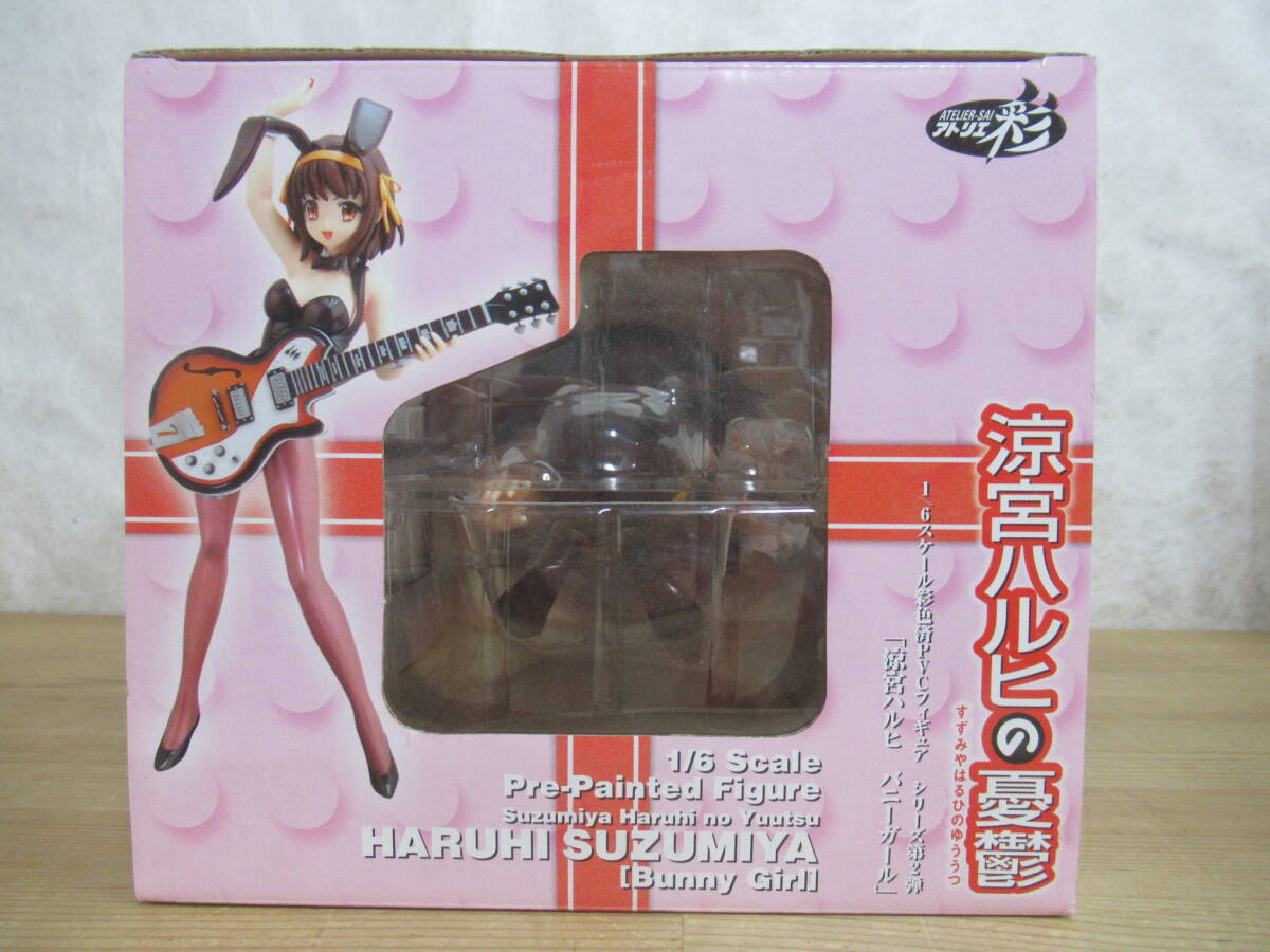 k28* [ нераспечатанный фигурка ]a Tria . Suzumiya Haruhi no Yuutsu 1/6 шкала Suzumiya Haruhi костюм кролика Ver. чёрный ba колено 240428