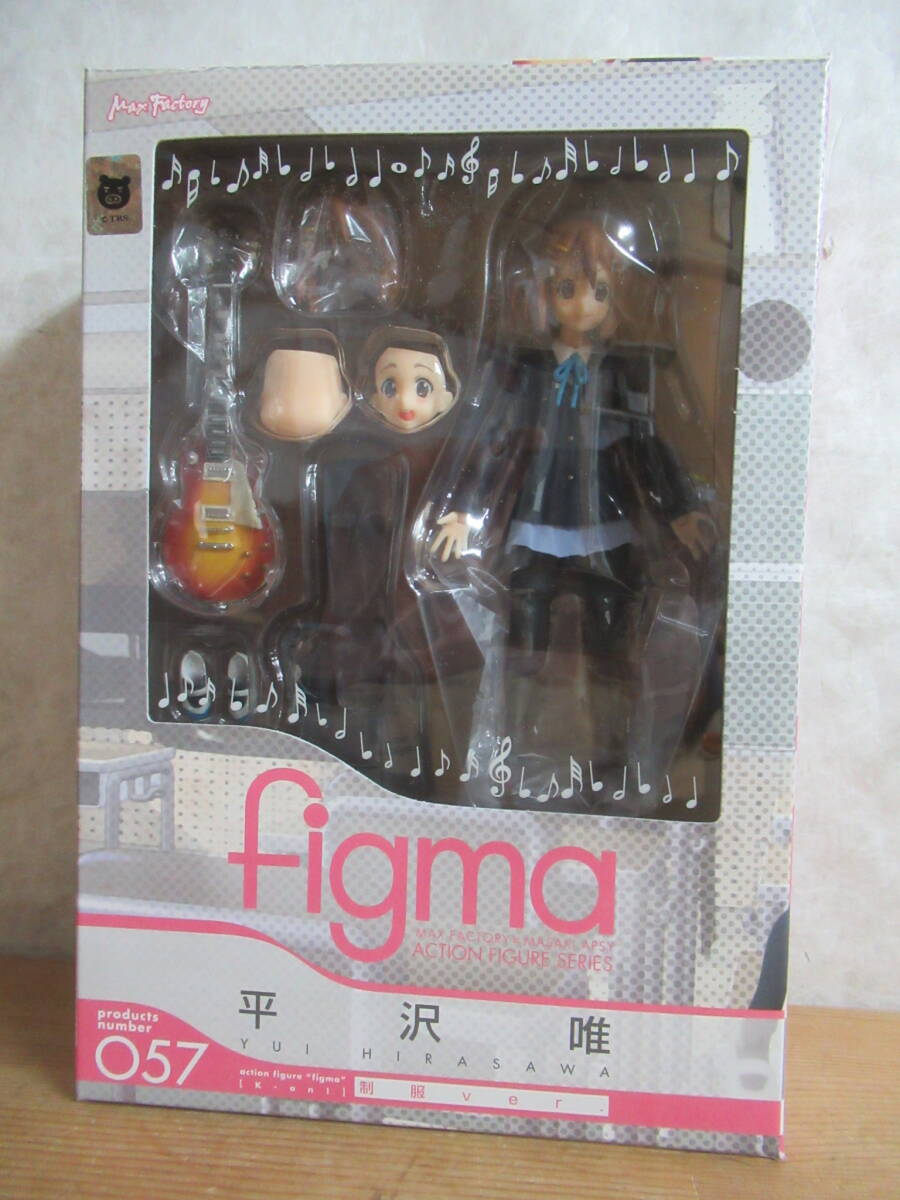 k30☆ 【 未開封 フィギュア 】 figma けいおん！ 平沢唯 制服ver. 057 ひらさわゆい マックスファクトリー 浅井真紀 240428_画像1