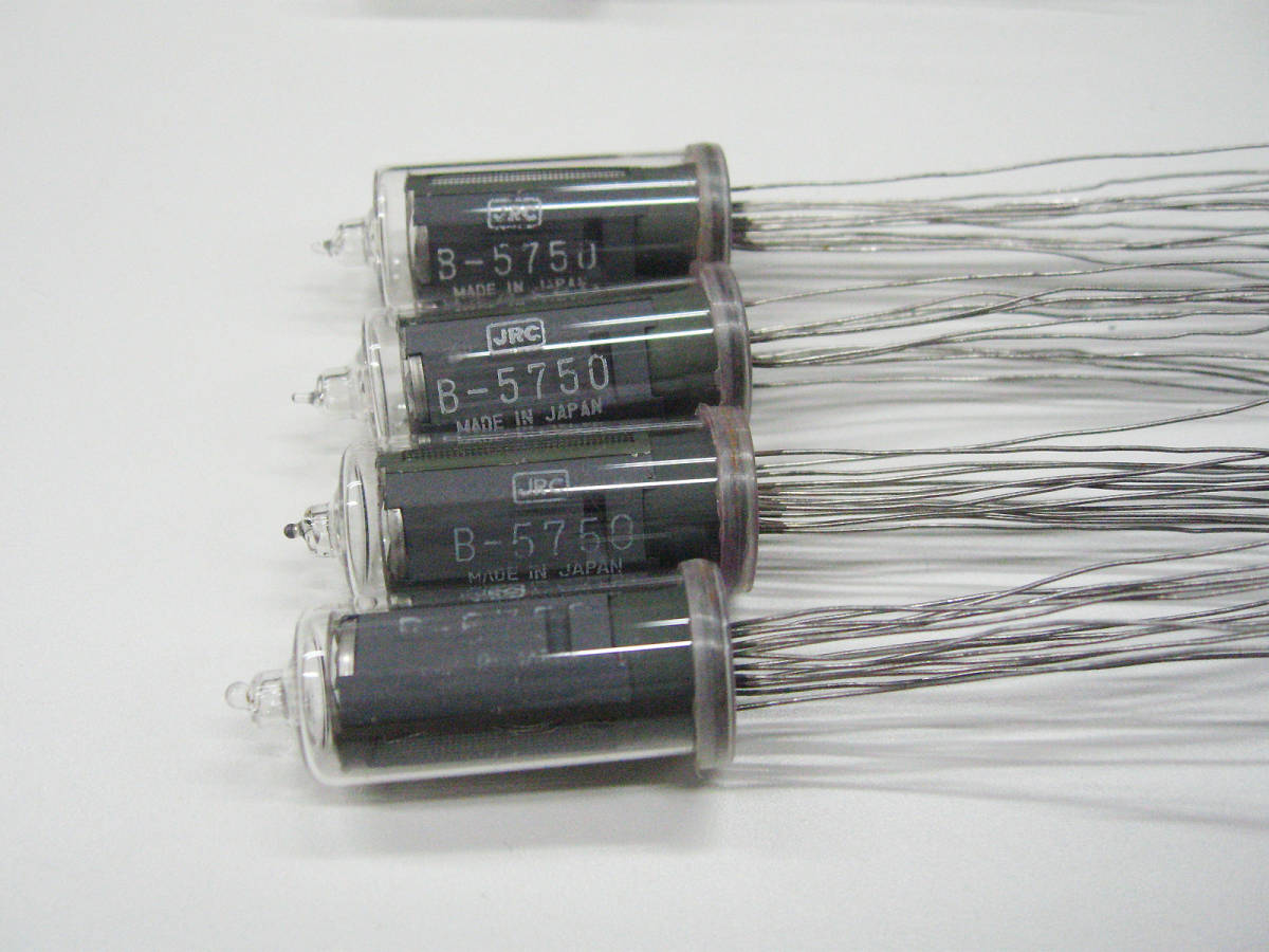 ★☆（管NX002） 国産ニキシー管 JRC B-5750 6本セット / NOS Nixie Tubes 6pcs☆★_画像2