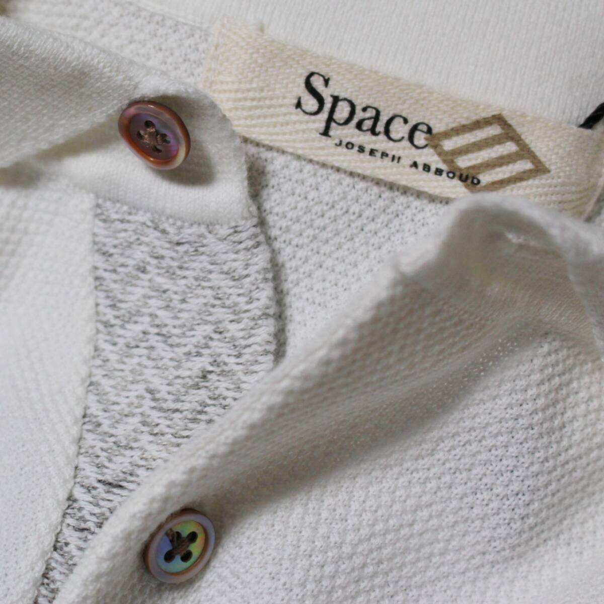 新品 ジョセフアブード SPACE オーガニックストレッチコットン 鹿の子編みニットポロシャツ Mサイズ　Ｋ3530_画像8