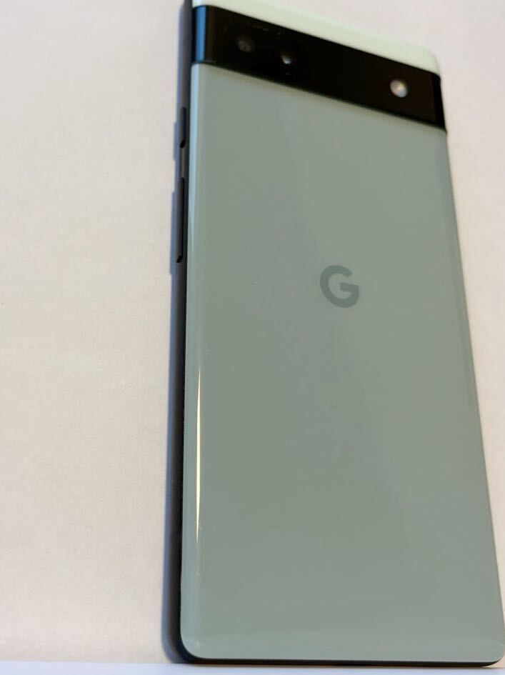 【中古】Google Pixel 6a 128GB SIMフリー Sage セージ グリーン 本体の画像7