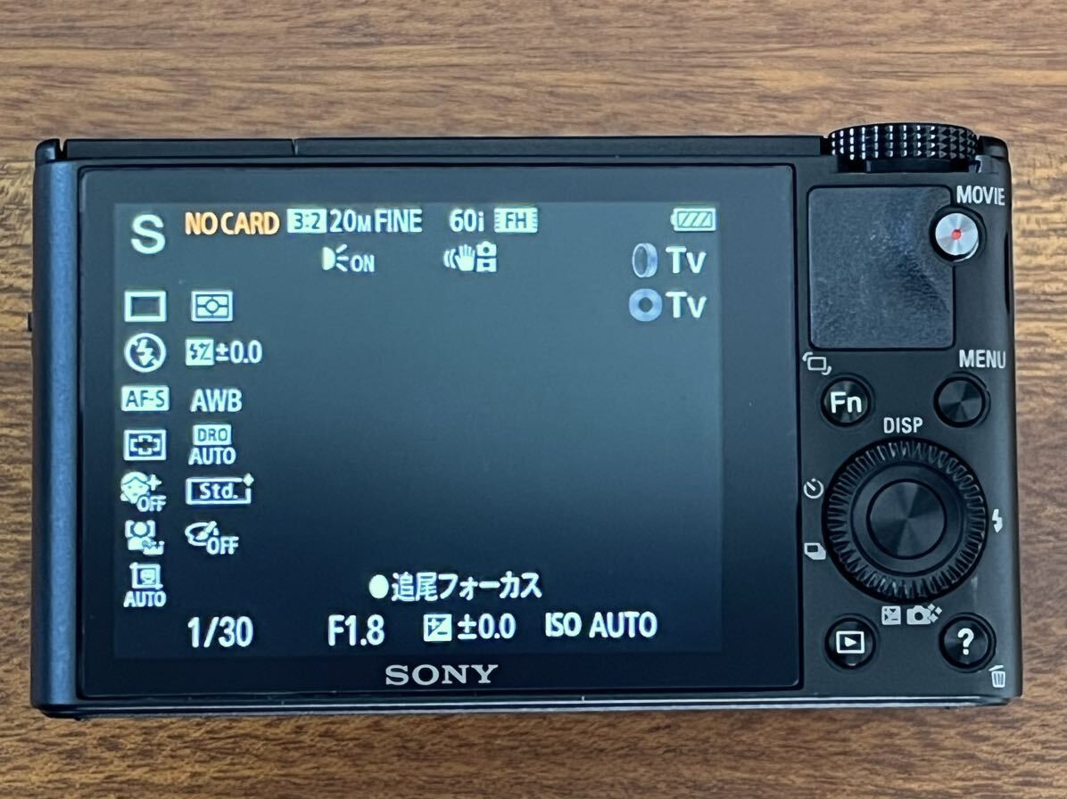 SONY Cyber-shot RX100 ソニー デジタルカメラ コンパクトデジタルカメラ デジカメ サイバーショット CarlZeiss 1円スタート_画像7