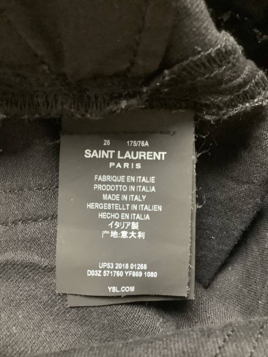 SAINT LAURENT サンローラン ブラックスキニーパンツ デニムパンツ スリム セレクト ハイブランド メンズ 古着の画像5