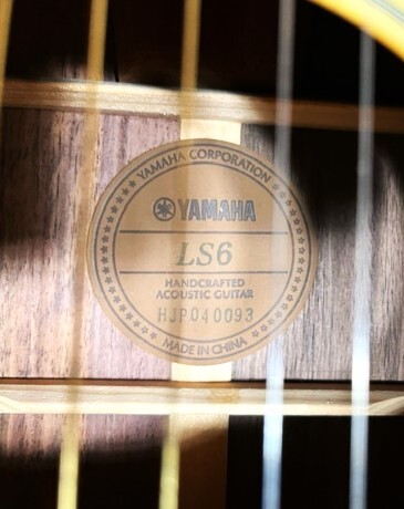 ★美中古楽器★YAMAHA ヤマハ LS6★アコースティックギター★ハードケース＆備品付き_画像3