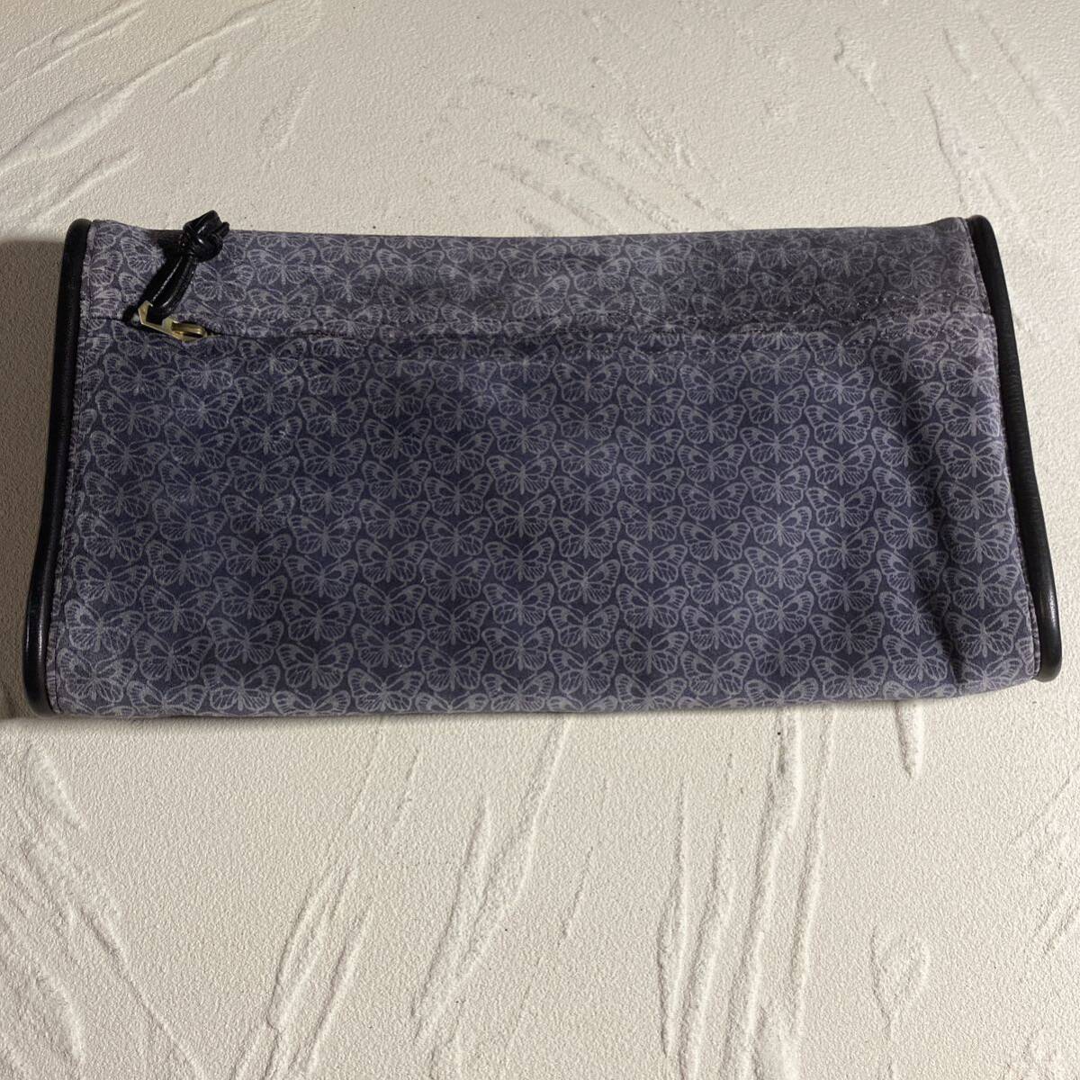 ボッテガヴェネタ BOTTEGA VENETA クラッチバッグセカンドバッググレー_画像2