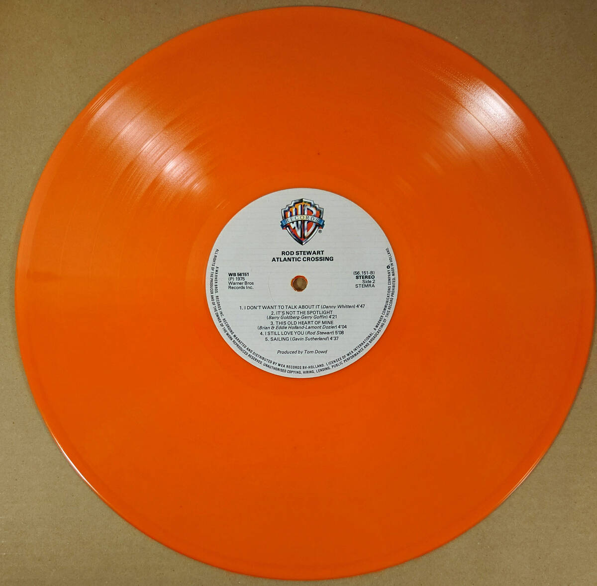 Orange LP Rod Stewart / Atlantic Crossing ロッド スチュワートフェイセス　Faces Booker T. & the M.G.'s_画像5