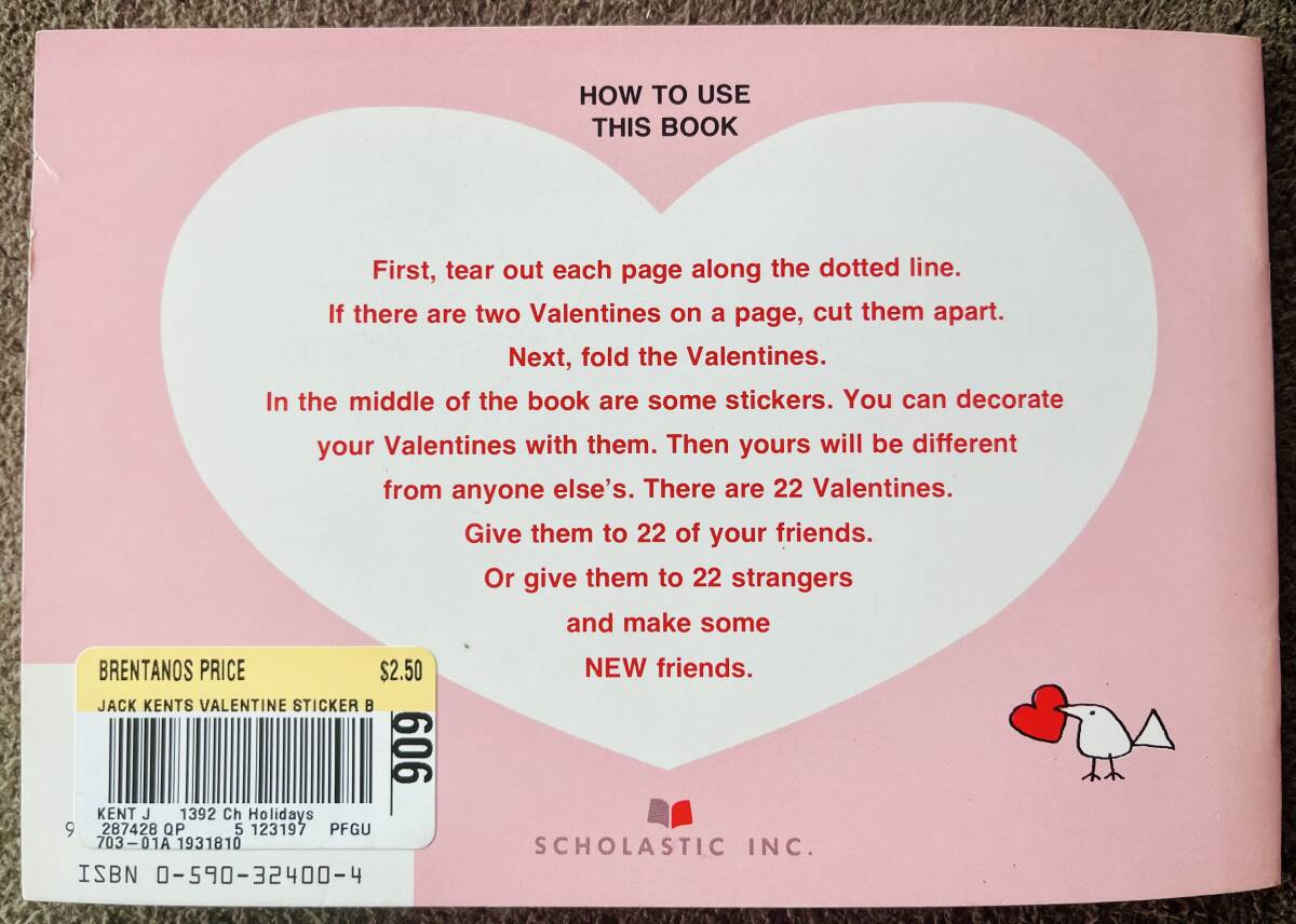 Valentine Sticker Book / Jack Kent'sの画像10