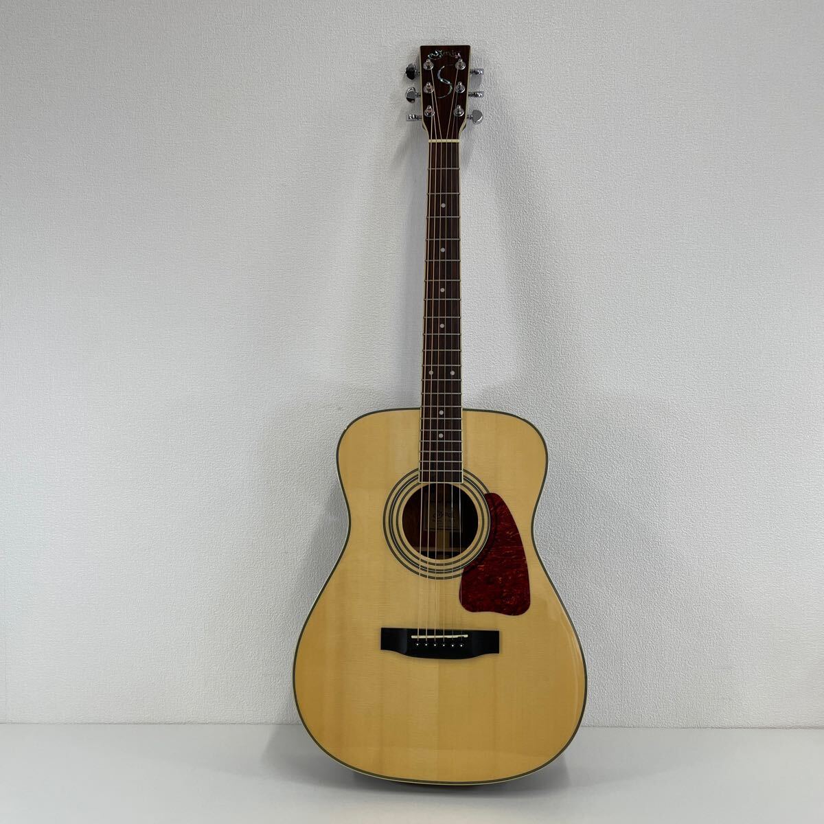 G◎ S.Yairi S.ヤイリ アコースティックギター アコギ YF-30N 概ね美品 チューナー付き ソフトケース付きの画像2
