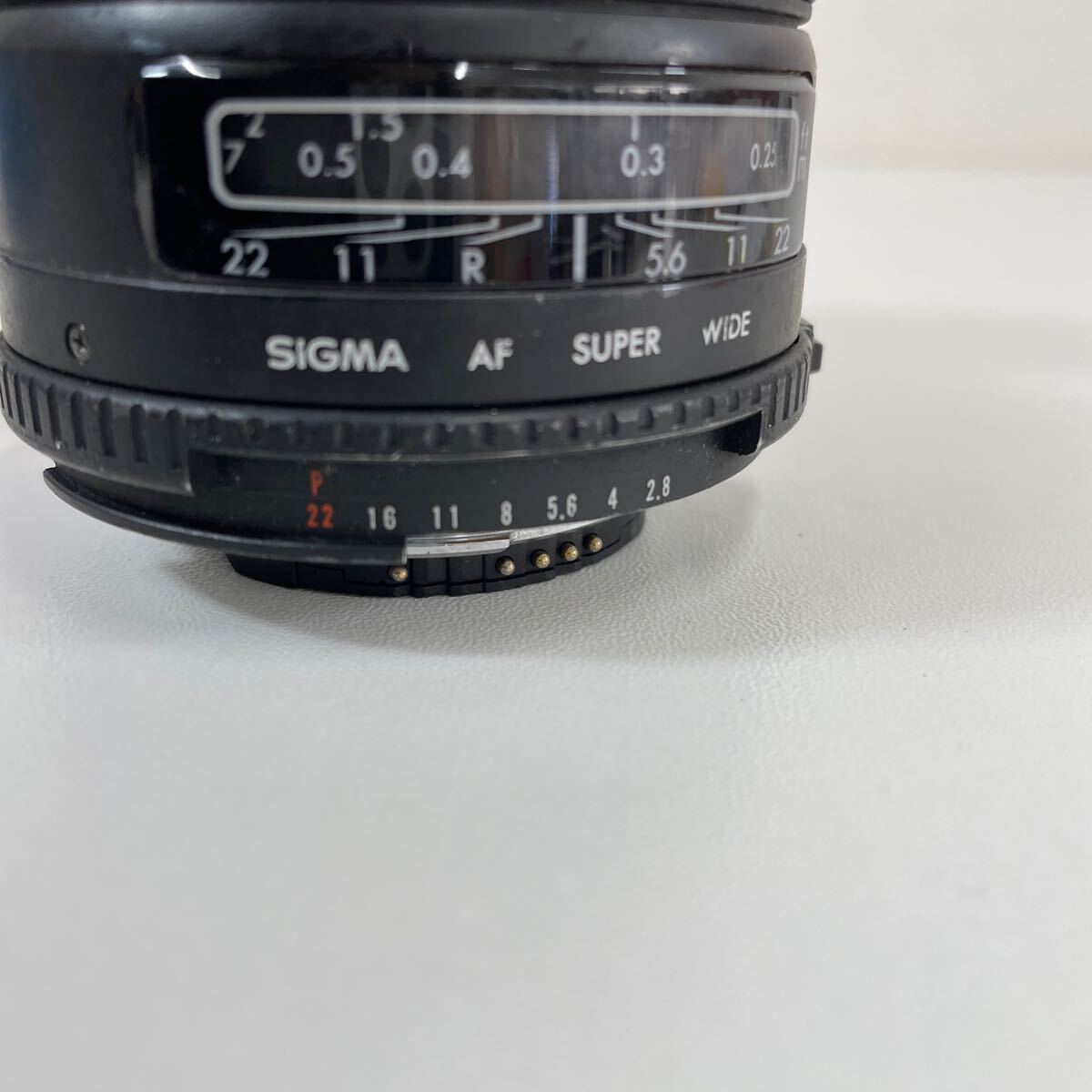 G* SIGMA Sigma AF SUPER-WIDE II f=24mm 1:2.8 ND2 52mm lens cover none scratch dirt equipped 