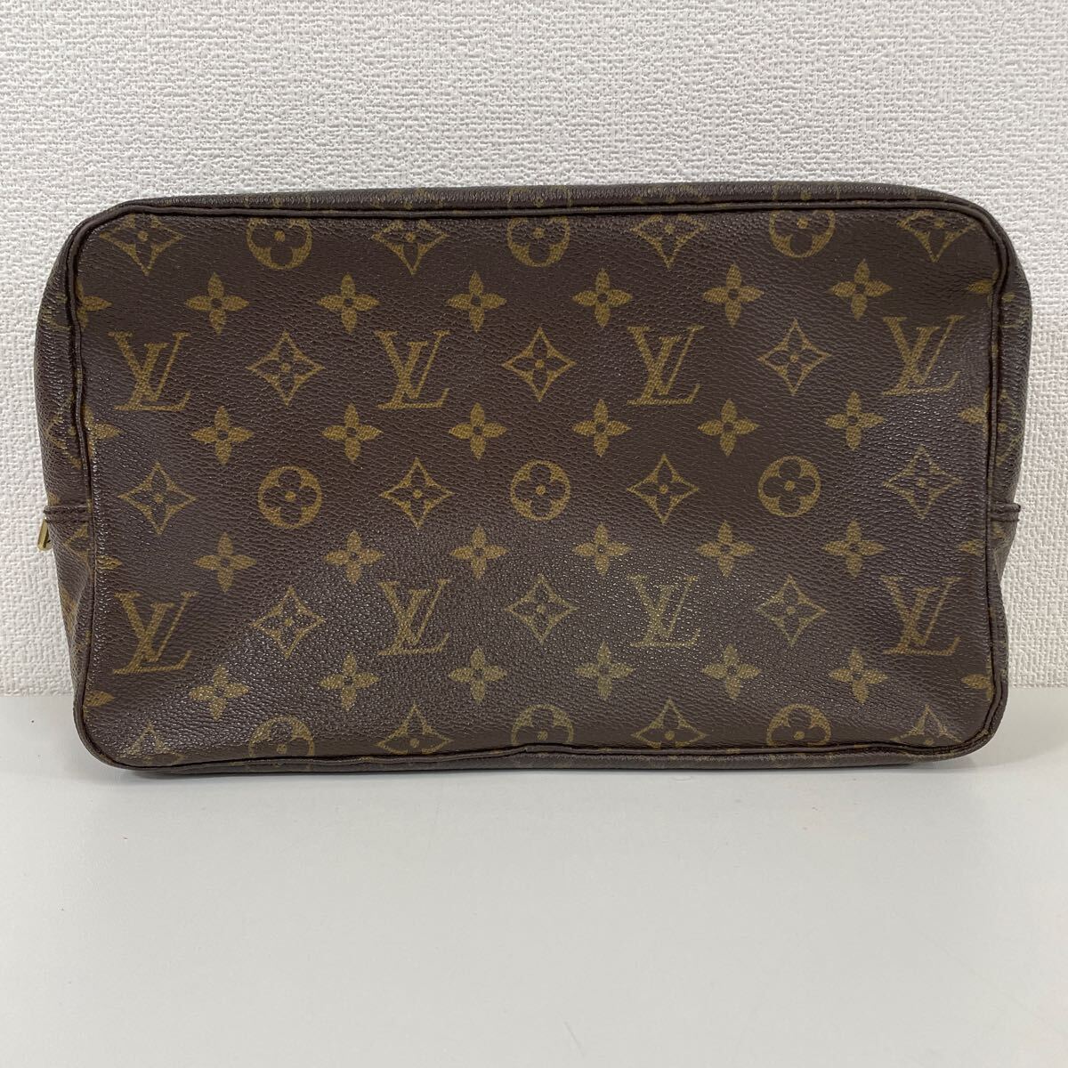 G◎ LOUIS VUITTON ルイヴィトン モノグラム ヴィンテージ セカンドバッグ クラッチバッグ ファスナー キズ汚れ有りの画像1