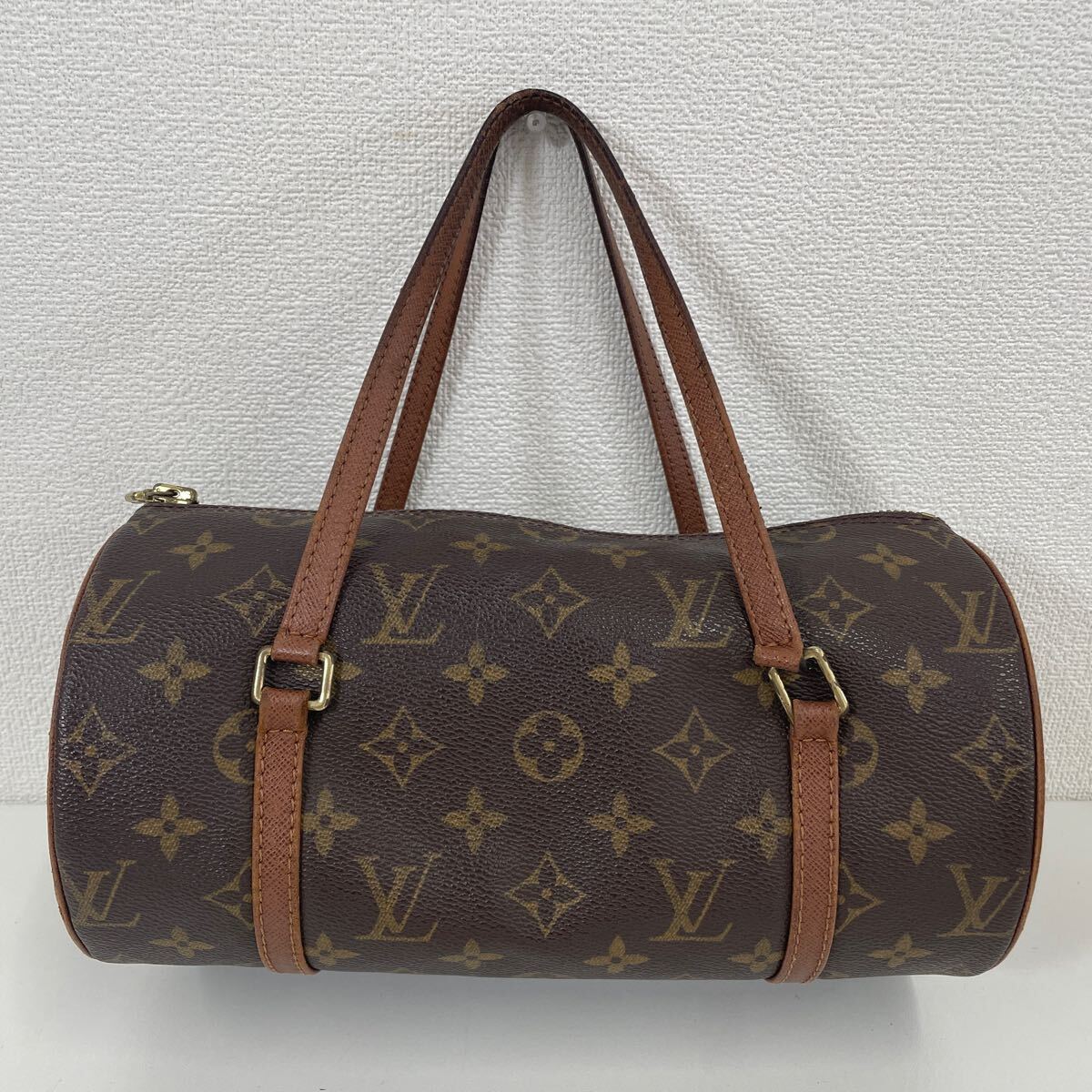 G◎ LOUIS VUITTON ルイヴィトン ハンドバッグ パピヨン26 M51386 モノグラム ブラウン キズ汚れ有りの画像3