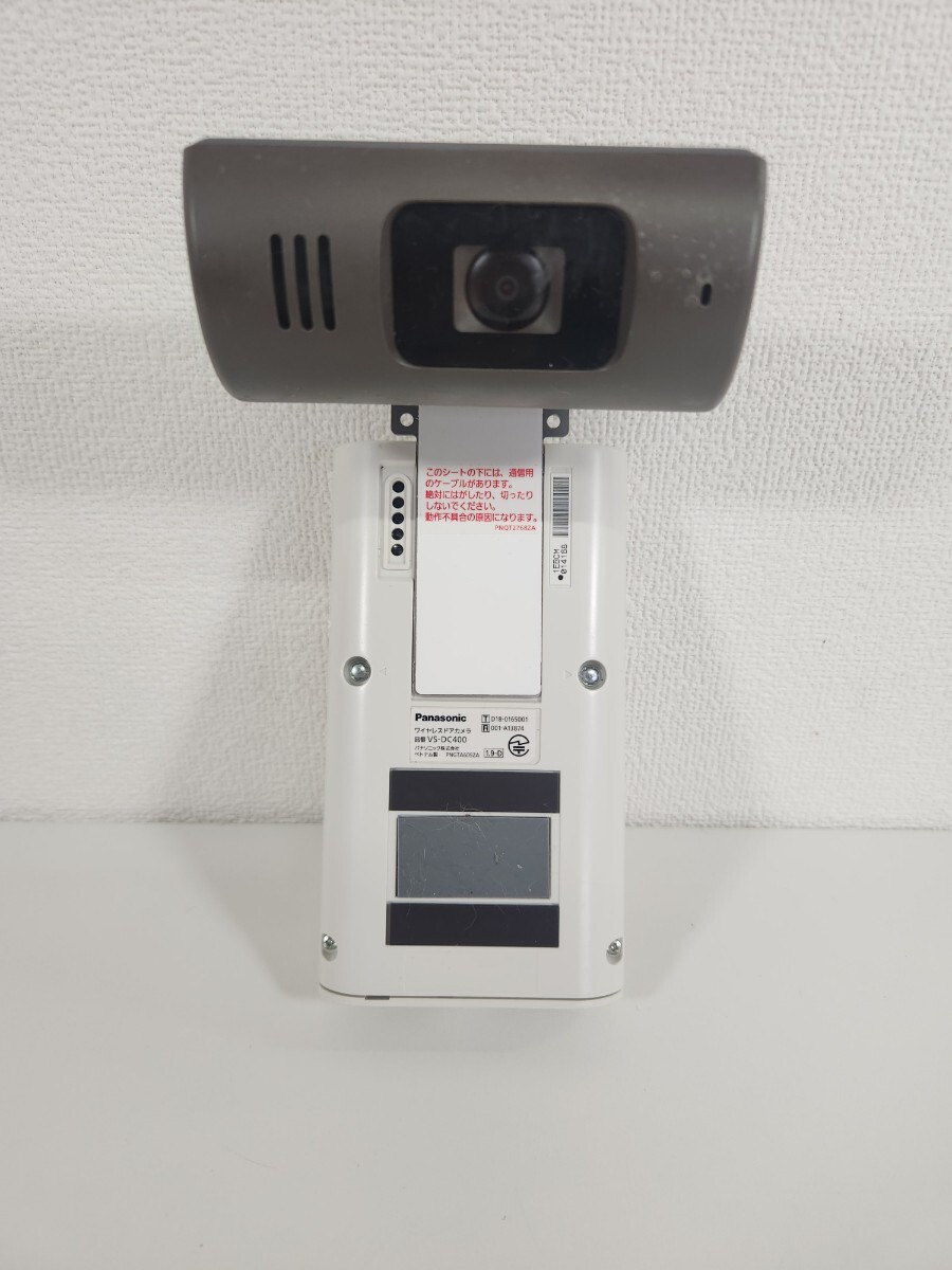 Z☆ Panasonic パナソニック モニター付き ドアカメラ VS-DC400-W / VS-HM400-W ドアホン インターホン 防犯カメラ 通電確認済の画像4