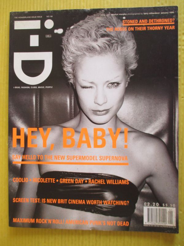 洋雑誌) i-D magazine No.148 January 1996 Carolyn Murphy Terry Richardson Ian Brown fashion mode culture designの画像1