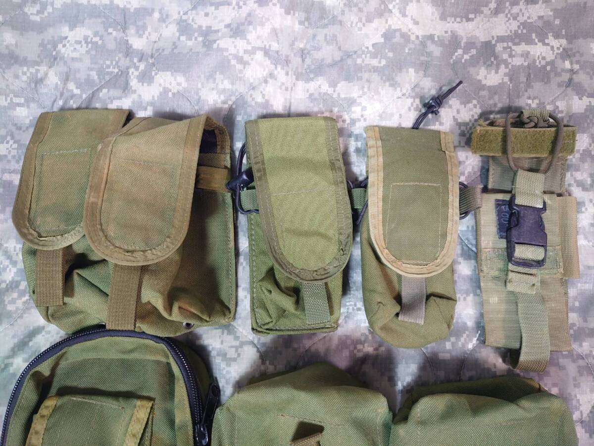 実物 Tactical Tailor ODポーチセット　検索用）米軍 TAC-T 放出品_画像4