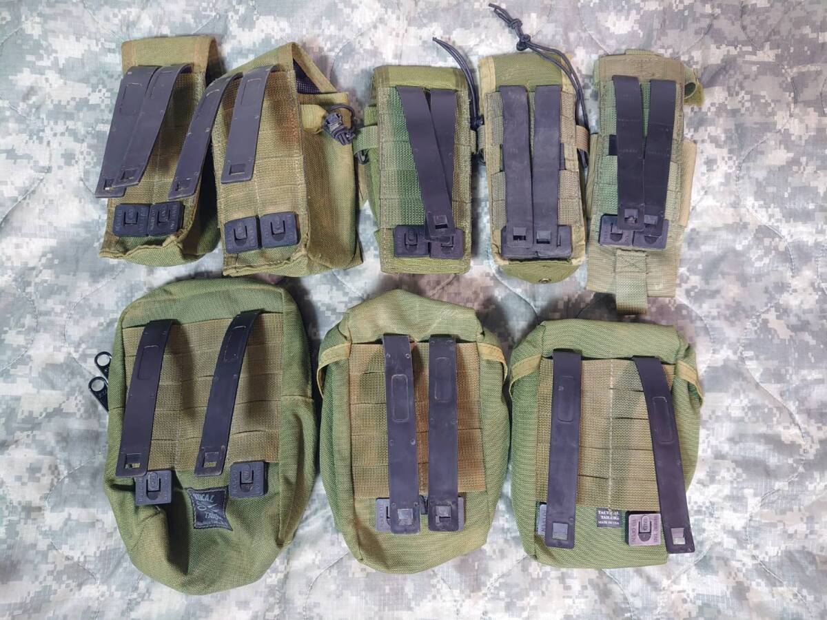 実物 Tactical Tailor ODポーチセット　検索用）米軍 TAC-T 放出品_画像2