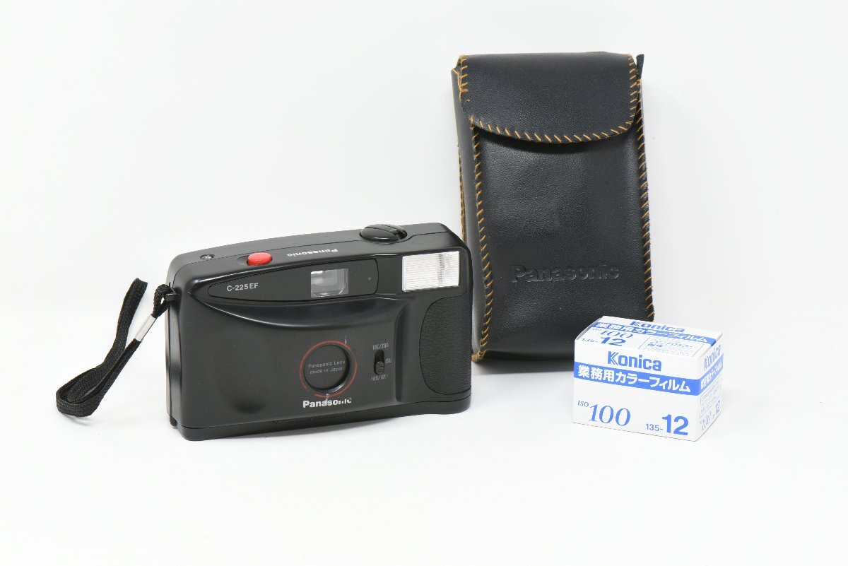 Panasonic C-225 EF Compact 35mm Film Camera カラーフィルム付き ※通電確認済み、現状渡しの画像1
