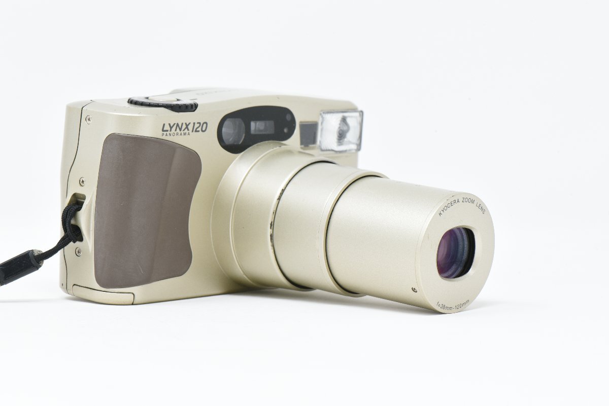 KYOCERA LYNX 120 PANORAMA Compact Film Camera ※通電確認済み、現状渡しの画像3