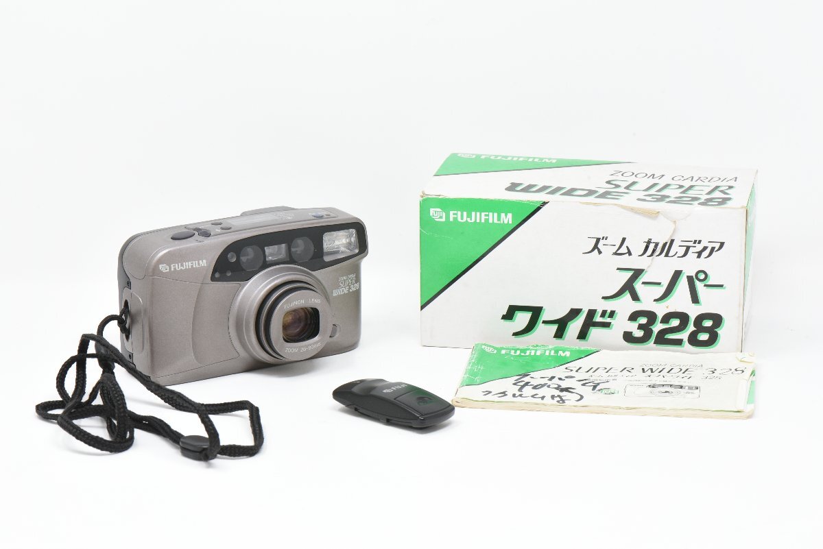 FUJIFILM ZOOM CARDIA SUPER WIDE 328 Compact Film Camera ※通電確認済み、現状渡しの画像1