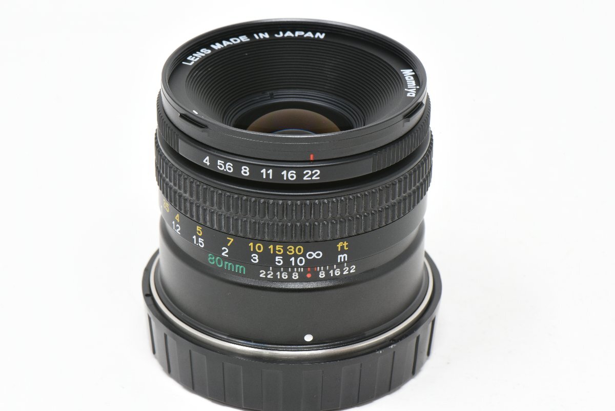 Mamiya N 80mm f/4 L 中判レンズ Mamiya 7 7II 用　中判レンズ　※動作確認済み、現状渡し。