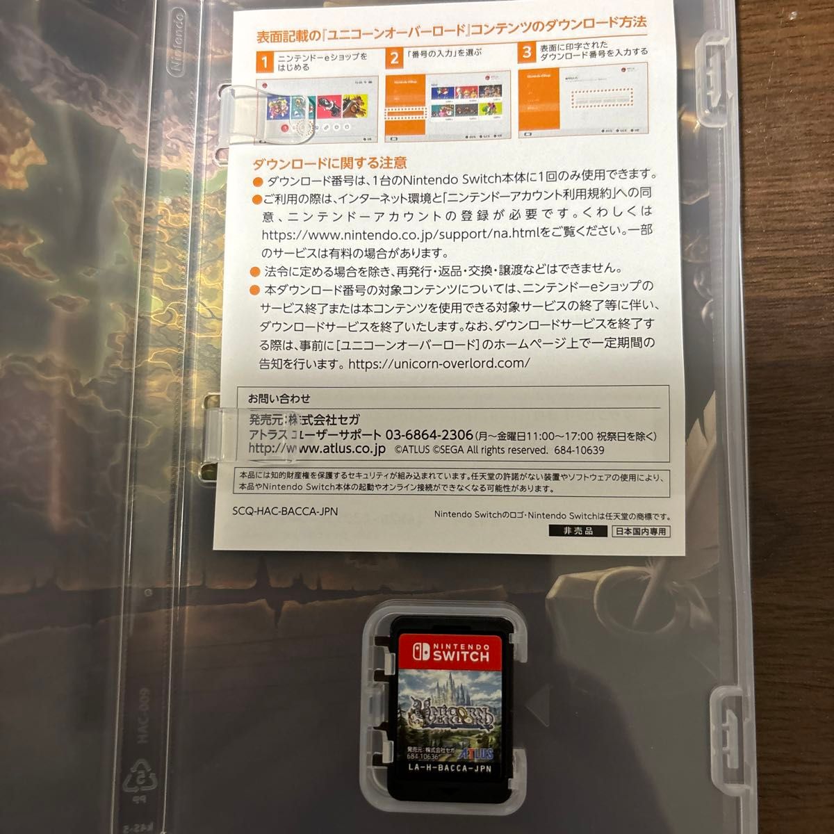 【Switch】 ユニコーンオーバーロード [通常版]