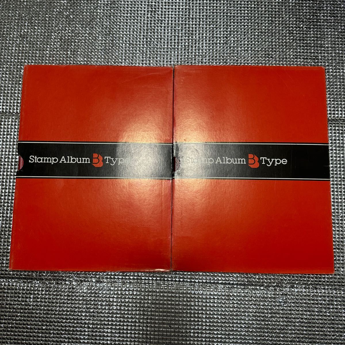 テージー SB-30Stamp Album B Type 切手帳 ストックブック 切手収納用ファイル  赤/2冊 まとめ売り 外箱付きの画像8